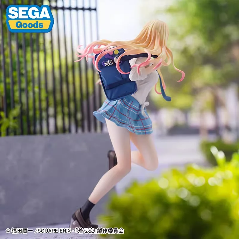 Sega My Dress-Up Darling Kitagawa Marin Figuras de ação Anime, brinquedos Marin originais para meninos e meninas, modelo colecionável, presente para crianças