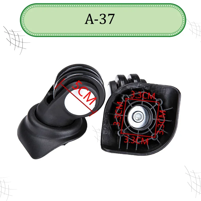For HONGSHENG A-37 High Impact Suitcase Rollers - Replacement Rollers Thick PU Material for Durability