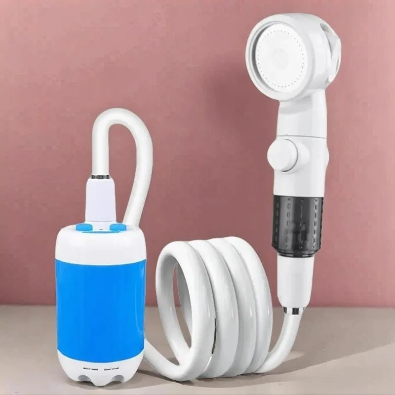 Портативный электрический душ насос с USB зарядкой ручная лейка для кемпинга путешествий купания питомцев мойки авто пляжа