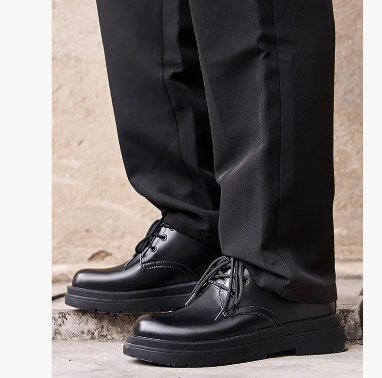 Newly launched best selling Business Casual shoes Low heels Durable Waterproof Increase by 7 centimeters Mens heightening shoes