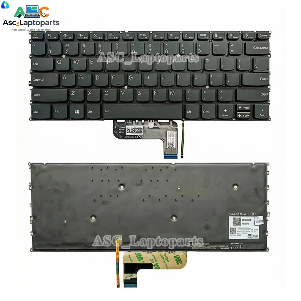 New US QWERTY Keyboard for Lenovo Slim 7 14IRP8 , 83A4*** , 83A40008US , Yoga 9 14ITL5 , Yoga Slim 9 14ITL5 BACKLIT , No Frame