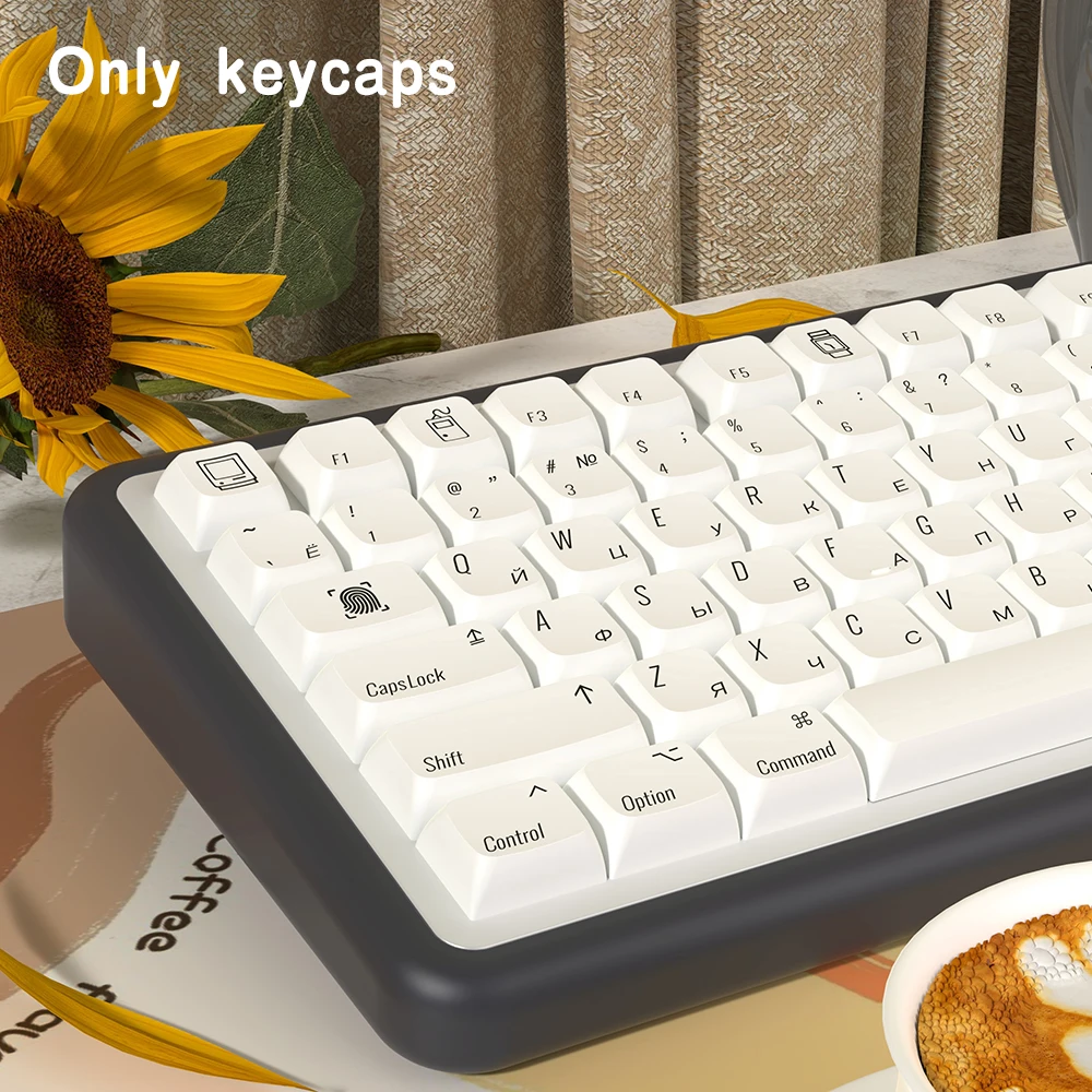 Minimalismus Thema xda Profil pbt Tasten kappen Spanisch Koreanisch Französisch Deutsch Russisch Japanisch Tasten kappe für mechanische Tastatur