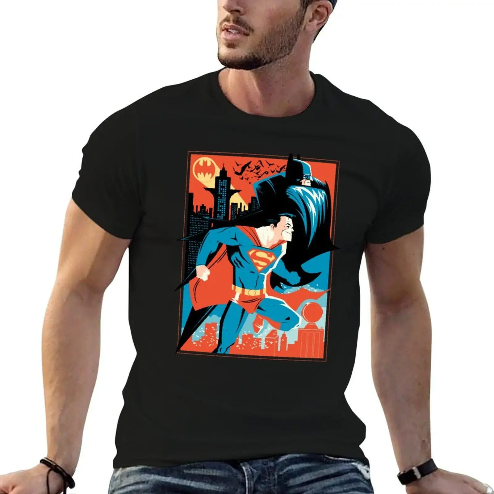 World's Finest Retro T-Shirt man t shirt Short sleeve tee mens funny t shirts