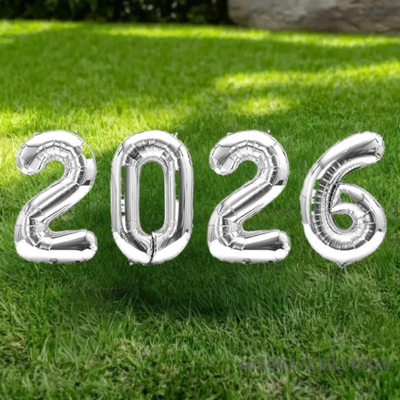 1 قطعة 2026 عدد احباط بالون "سنة جديدة سعيدة" ليلة الطرف الديكور كابينة تصوير الدعائم عيد الميلاد لوازم ديكور المنزل #6