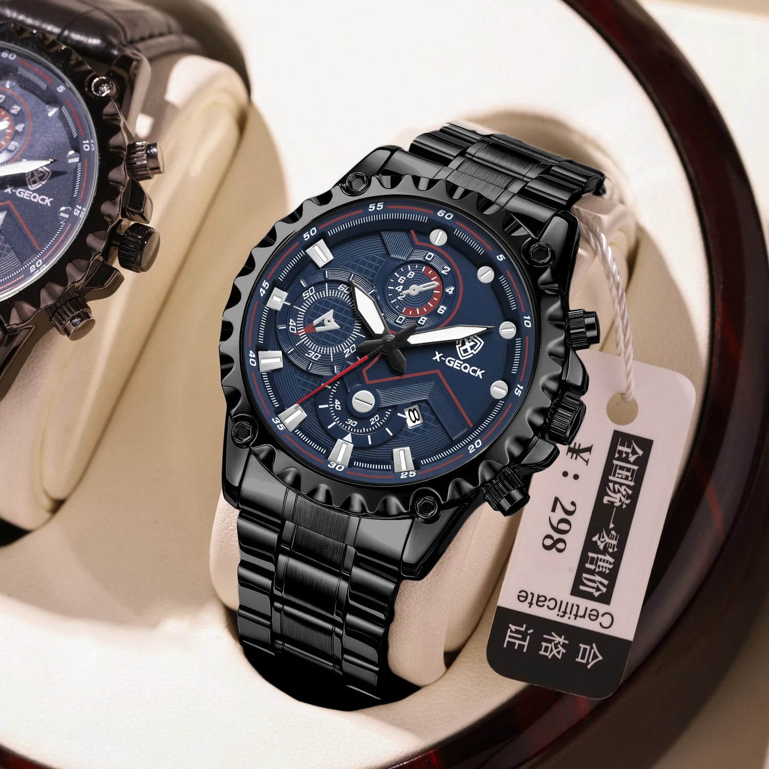 Swiss registered brand new fashion style men's watches multi-functional waterproof luminous student sports quartz watches