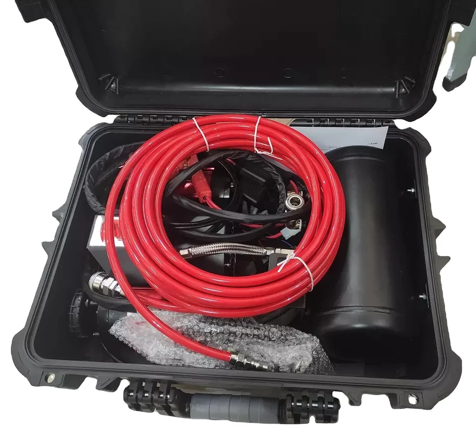 Off Road Automatic Tire Inflator DC12V Metal Air Pump with Plastic Box