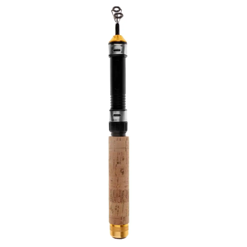 Telescopic Ice Fishing Rod Mini Ultralight Fishing Pole for Lake Reservoir River Stream Winter Fishing