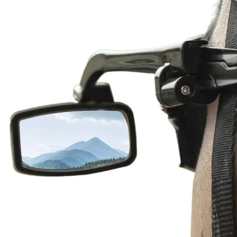 Cycling Eyeglass Safety Mirrors Multi Angle Adjustable View Mirrors 360 Degree Adjustabe Cycling Rear View Wide Angle Mirrors