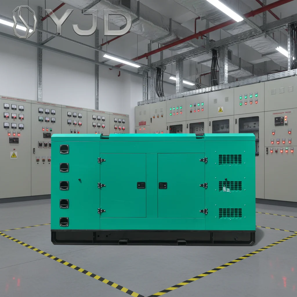 Ricardo Engine Silent Diesel Generator Set Industrial 400V 50Hz Three Phase AC Single Output Auto Start ATS