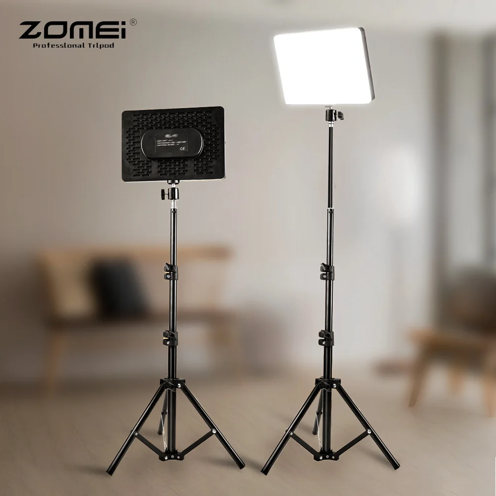 

ZOMEI 11 Inch LED Photography Video Light Panel Lighting Photo Studio Lamp Kit For Shoot Live Streaming Youbub with Tripod Stand