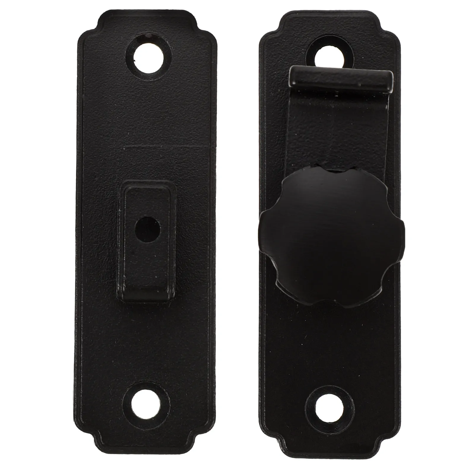

Heavy Duty Stainless Steel 90 Degree Barn Door Latch for Sliding Doors Gates Cabinets Bathroom Security Lock Right Angle