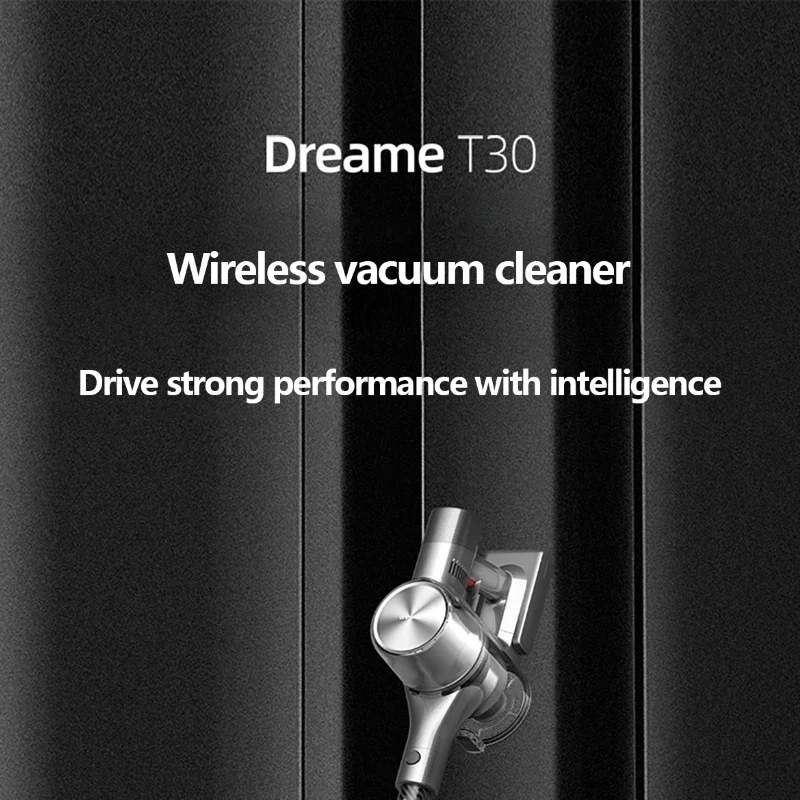 2022 New Dreame Vacuum Cleaner T30 Has A Battery Life of 90 Minutes, An All-in-one Suction and Drag Machine To Remove Mites