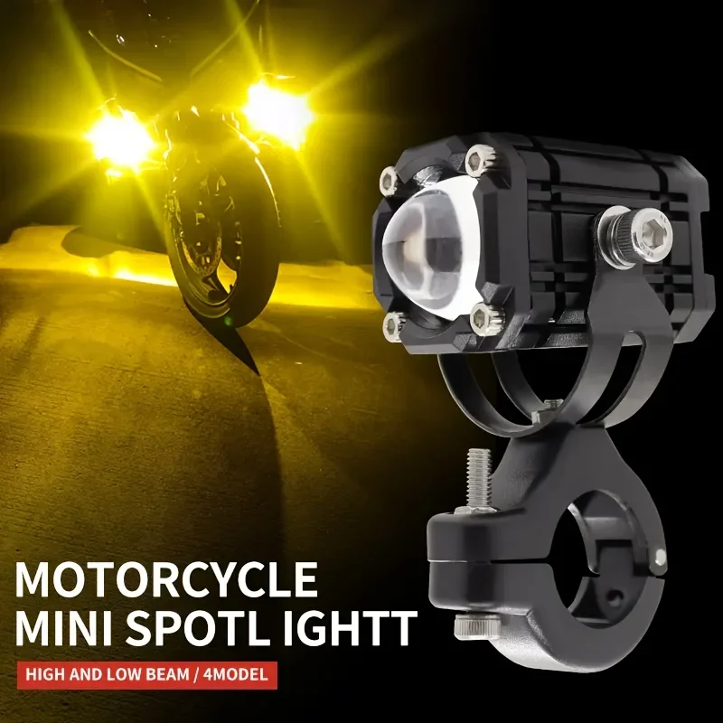 Heyword 140W 40000LM Motorcycle LED Auxiliary Spotlight,  High Brightness Waterproof, Essential for Night Riding