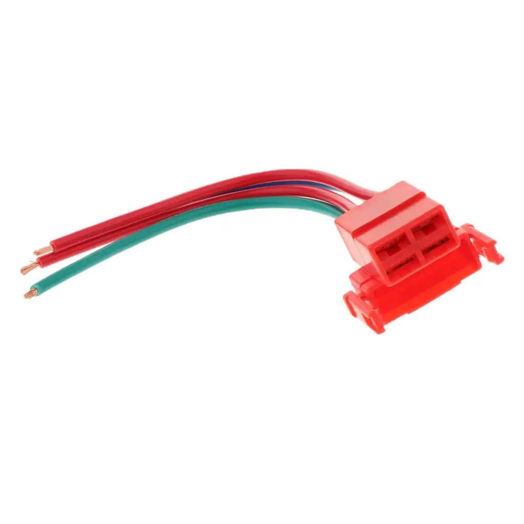 Motorcycle Starter Solenoid Relay Plug Connector 4-way Plastic Cable Red for Honda CBR Series Parts