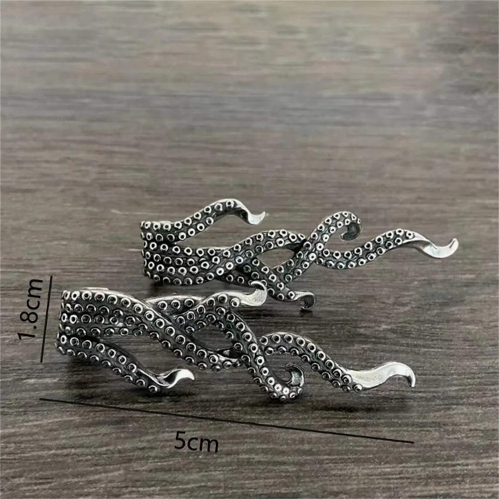 Contracted Octopus Foot New Earrings Retro Exquisite Personality Hip-hop Style Ear Hook Halloween Jewelry Presents