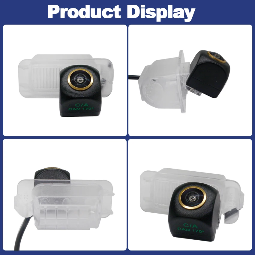 For Ford KA Sedan EcoSport Kuga Galaxy S-Max MK1 MK3 MK4 2006~2019 170Degree HD 1080x720P Rear View Camera  Night Vision Backup