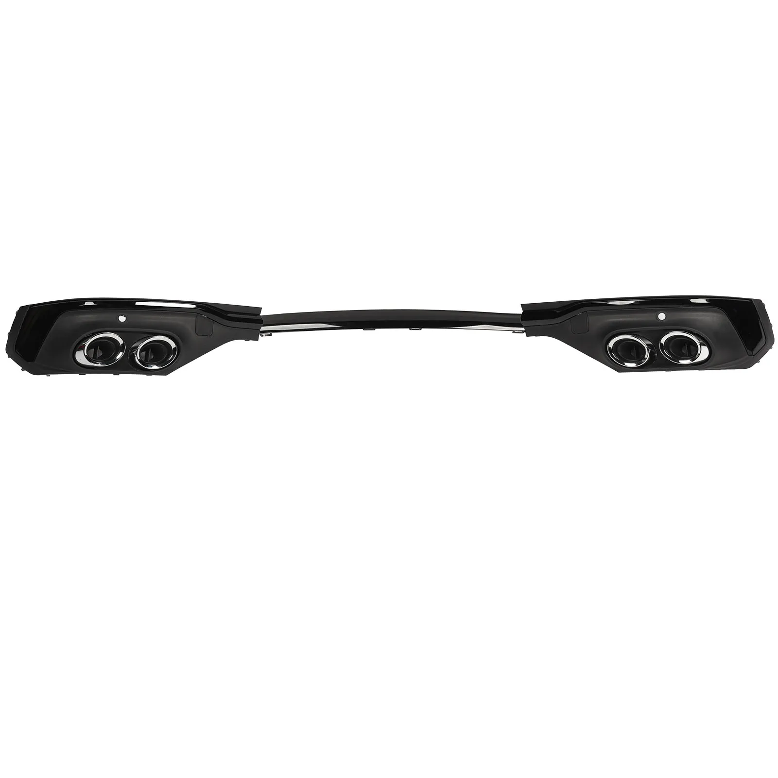 Achterbumper uitlaatpijp diffuser trim glanzend zwarte lip spoiler voor Audi SQ5 Sportback 2021 en later achterdiffuser zijhoek trim