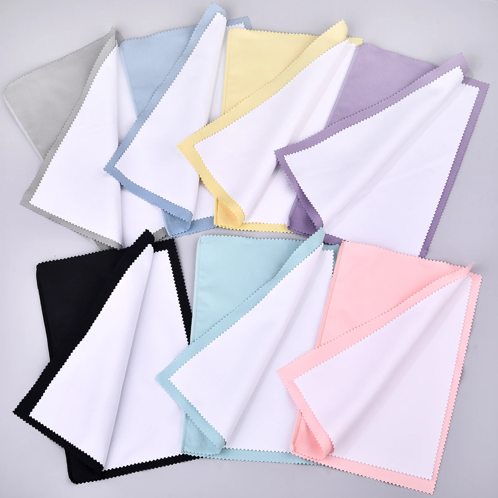 Large Silver Cleaning Polishing Cloth Jewelry Tools Soft Clean Polish Cloth Reusable Wipe Cloth Silver Gold Jewelry Wiping Tools