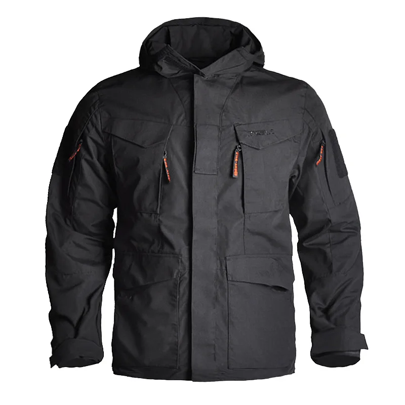 

Hanye Outdoor M65 Cargo Jacket Men Mid Length Tactical Military Coat Spring Autumn Windproof Waterproof Workwear