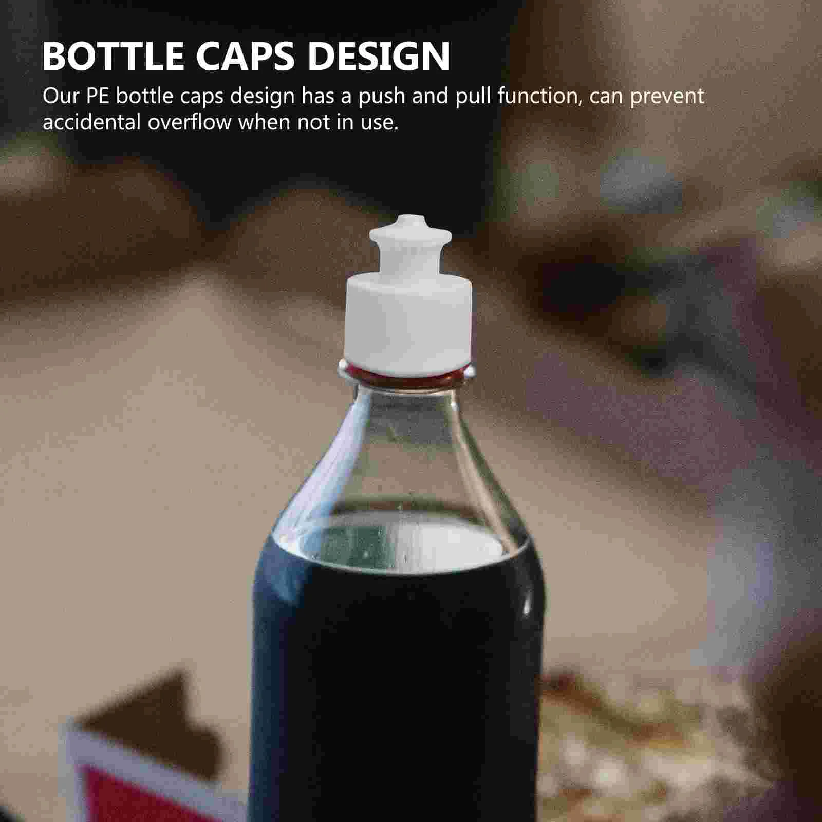 Sports Water Bottle Cap Sealing Caps Portable Lids Replaceable Shampoo Dispenser