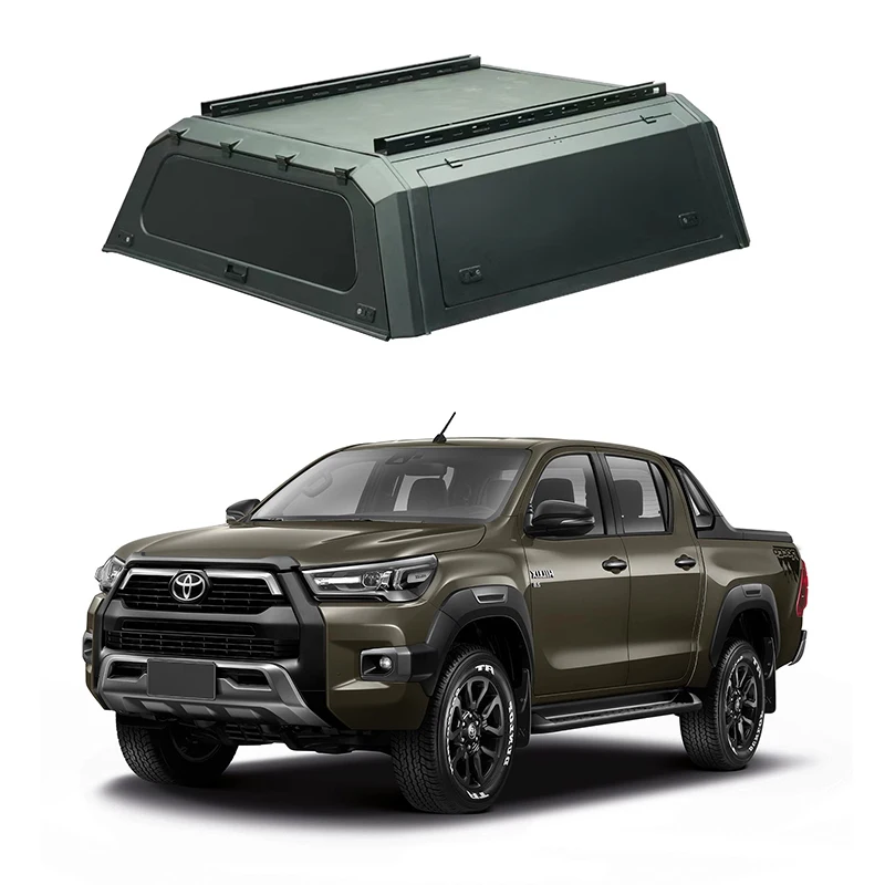 

New Design High Quality truck canopy topper camper hardtop Pickup truck Universal 4x4 Accessories for -Hilux-Rocco