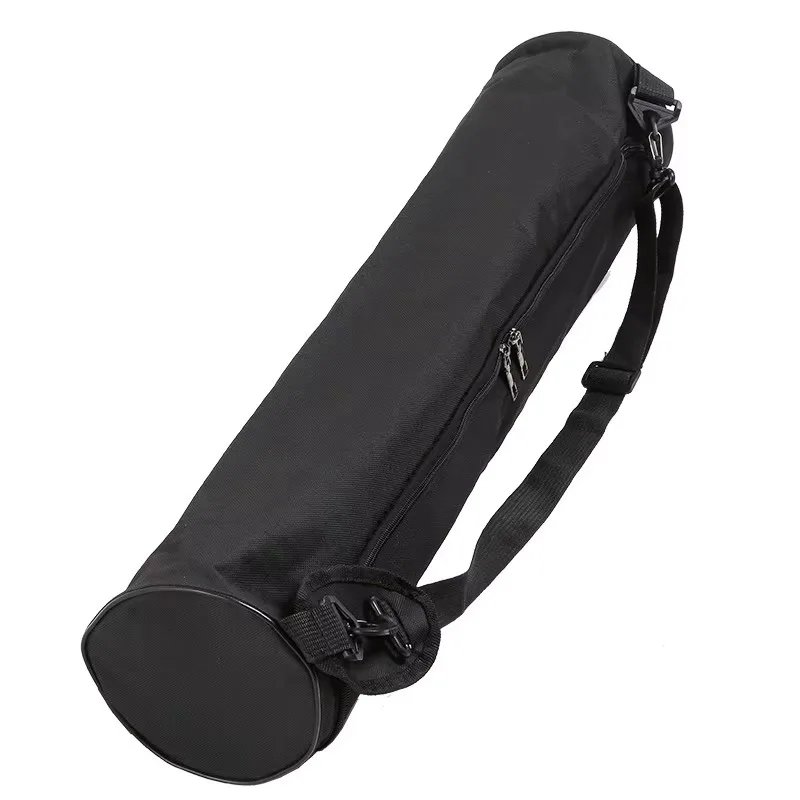 Bolsa de Yoga Portátil com Tapete de Borracha, Mochila Multifuncional Reforçada de Um Ombro, Bolsa Dobrável para Tapete de Yoga, Bolsa de Armazenamento
