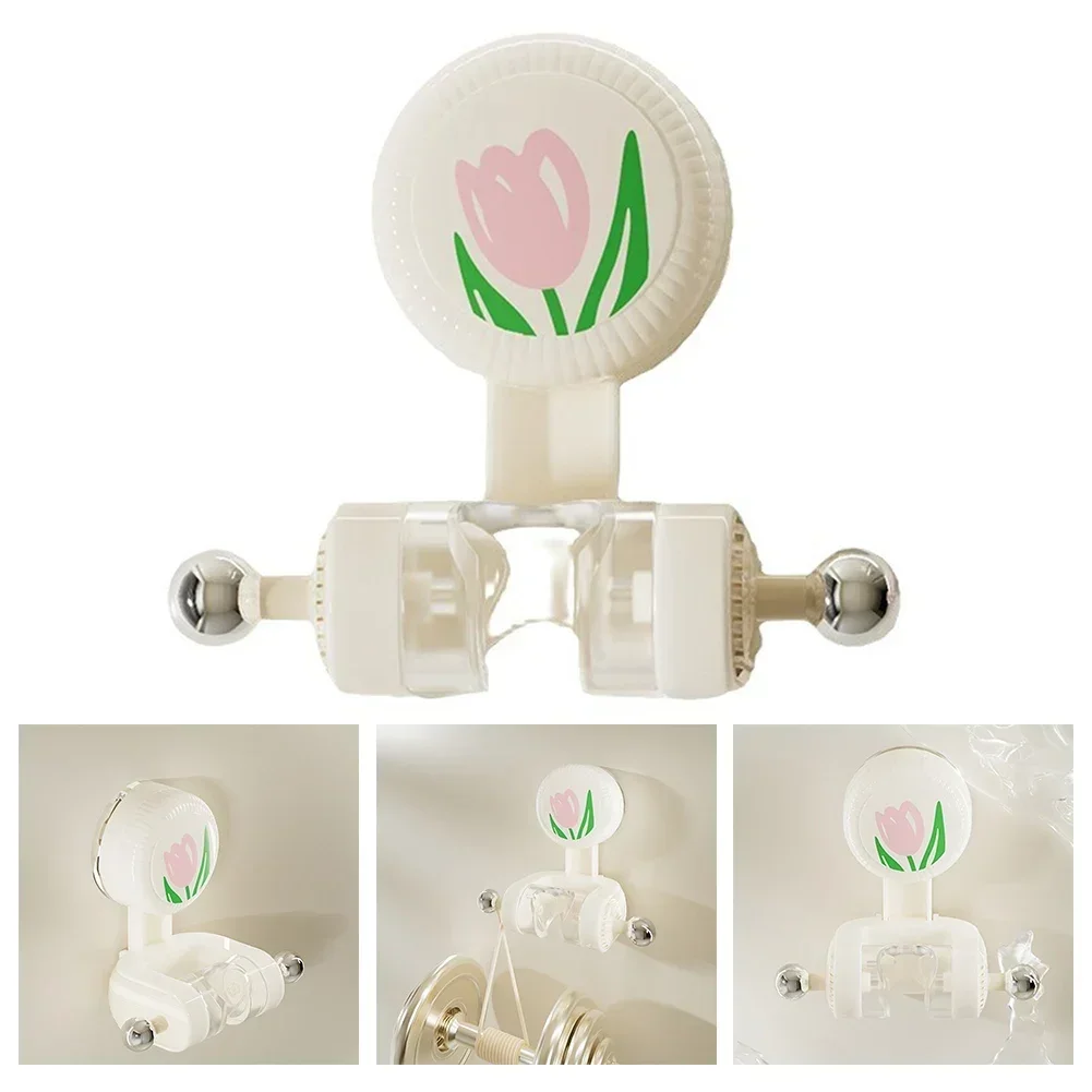 Adjustable Bathroom Shower Head Holder Children Movable Bracket Powerful Suction ShowerSeat Chuck Holder Suction Cup