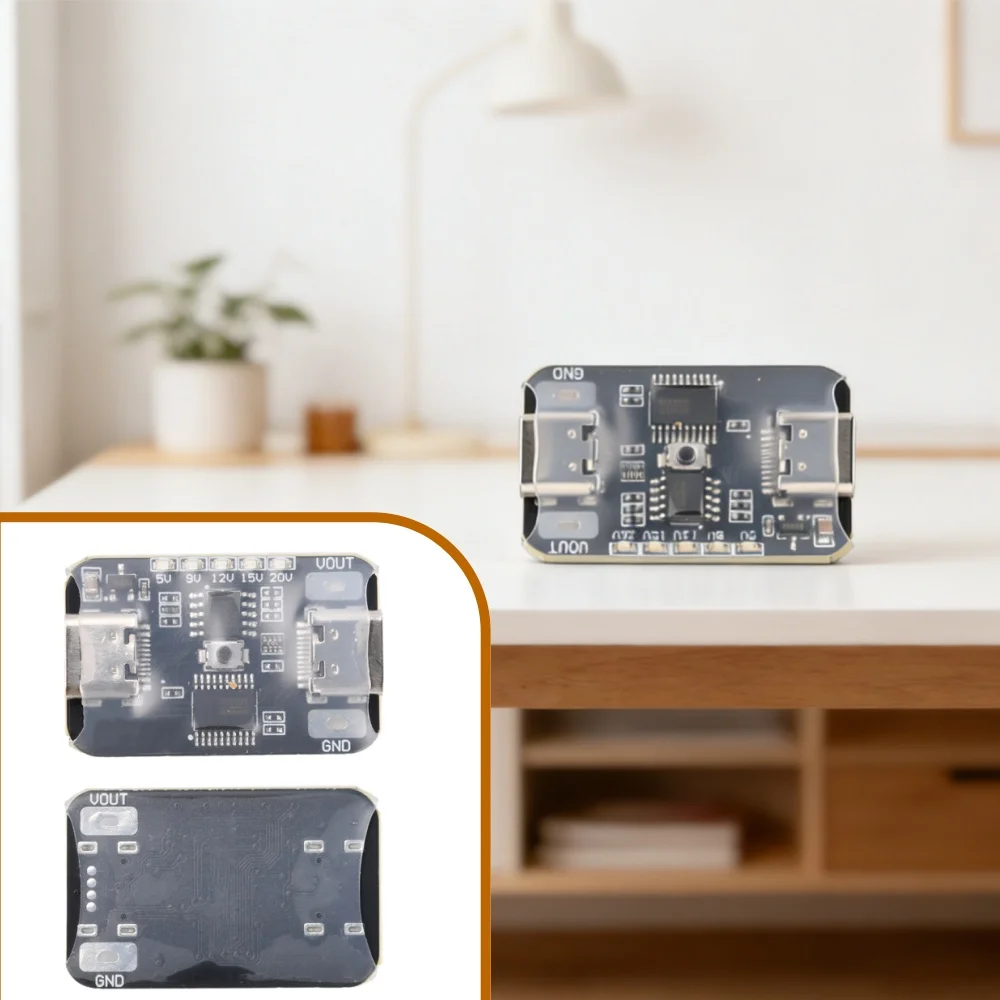 CH224K PD Fast Charge Trigger Decoy Module PD3.0/2.0 5-Speed Voltage 5V-20V Type-C for Aging Test & DIY Development