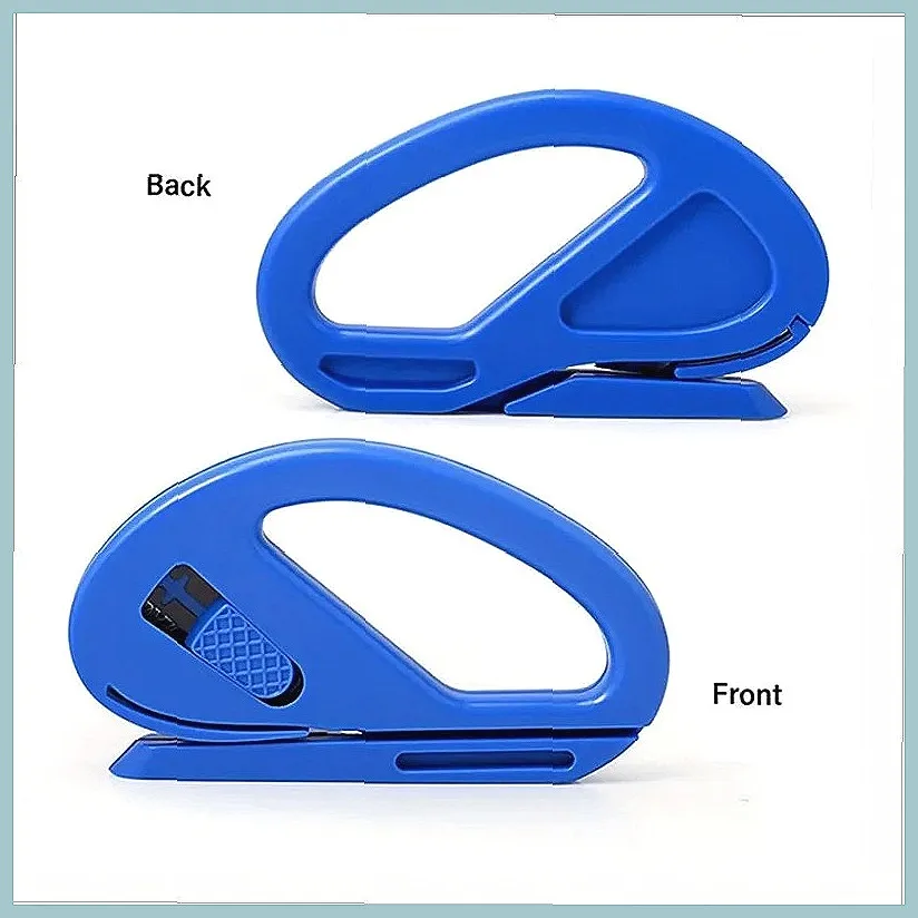 Easy-Glide Wrapping Paper Cutter with Safe Razor Blade for Perfect Gift & Craft Cuts