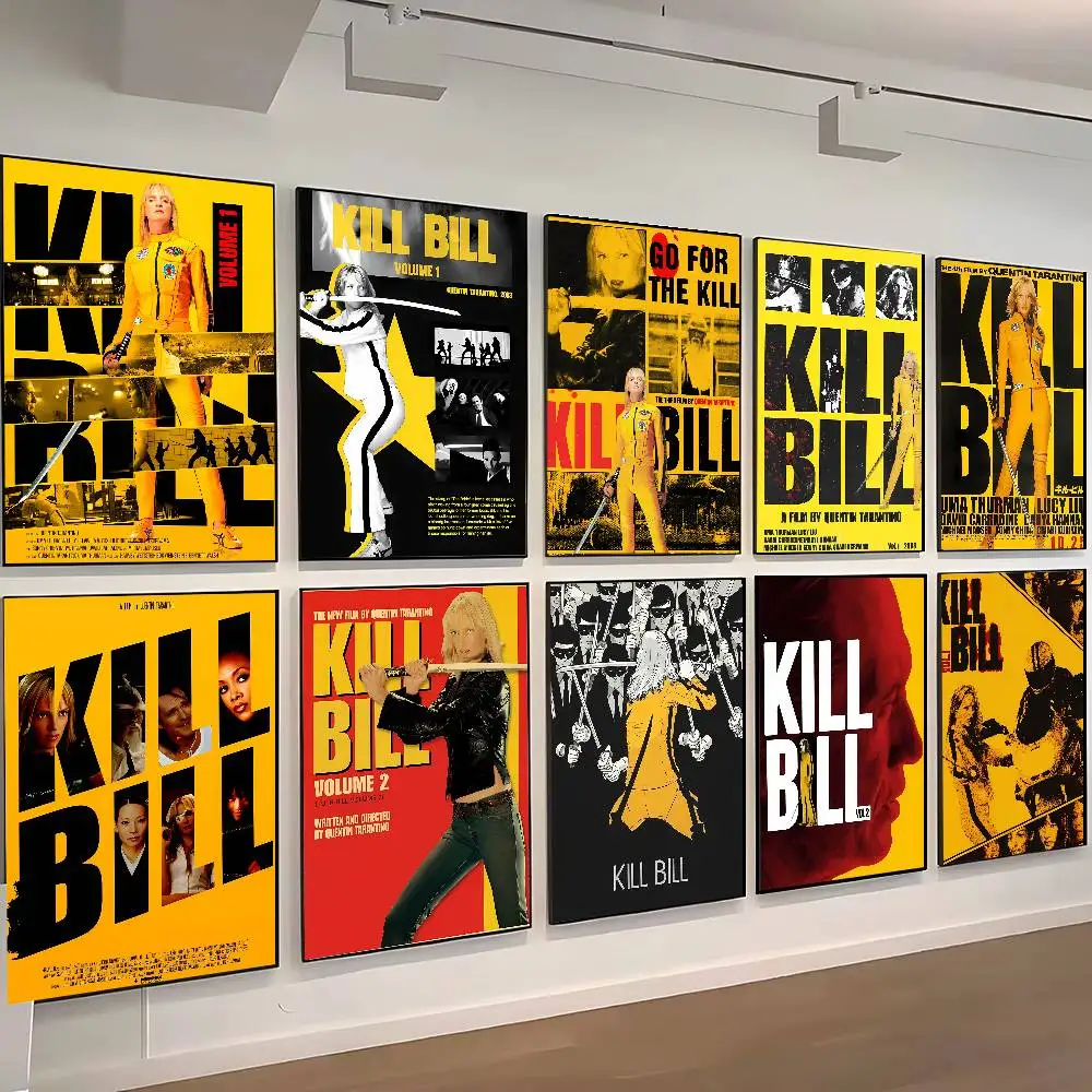 Classic Movie K-Kill Bill Gift Frameless Poster Personalized Gift For Lovers Customizable Decorative Home Decor
