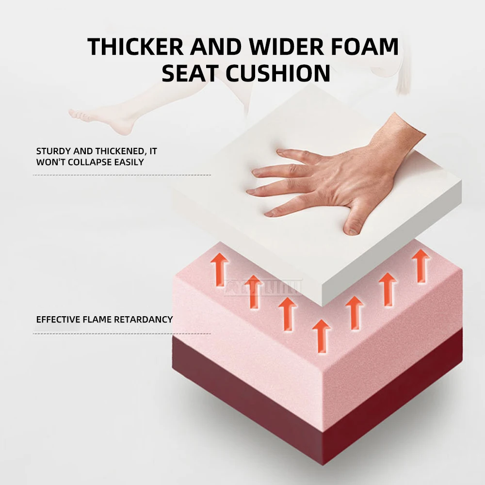 Ergonomic Orthopedic Kneeling Computer Chair with Wheels Rotating Spinal Correction Sitting Chair for Comfortable Working