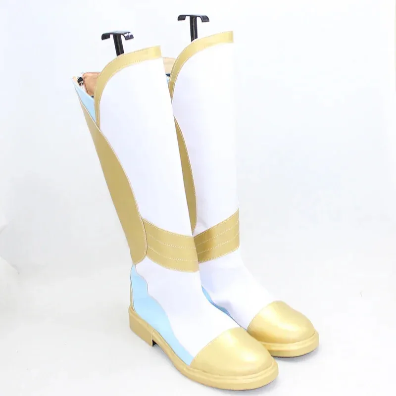 

qq 123She Ra Обувь из искусственной кожи Сапоги для Хэллоуина Опора для косплея на заказ