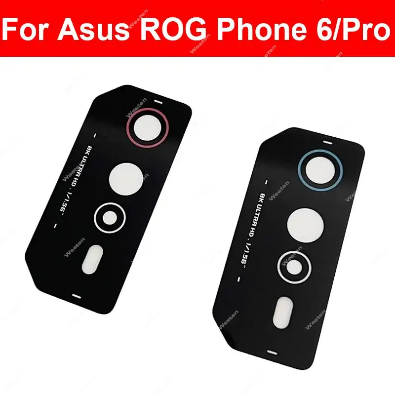 

For ASUS Rog Phone ROG 6 6 Pro Rear Back Camera Lens Glass Replacement