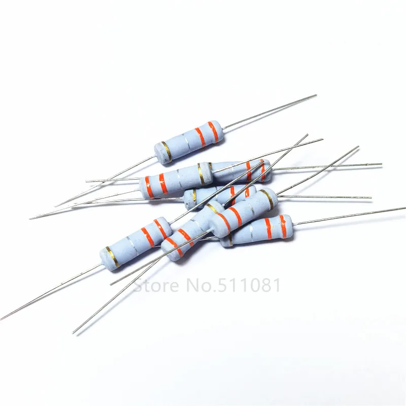 20pcs 2 WATT 2W 0.33OHM 0.33 Ohm 0.33R 0R33 5% CARBON FILM RESISTOR/metal film resistance DIP2 0.22OHM 0.22 Ohm 0.22R 0.1R