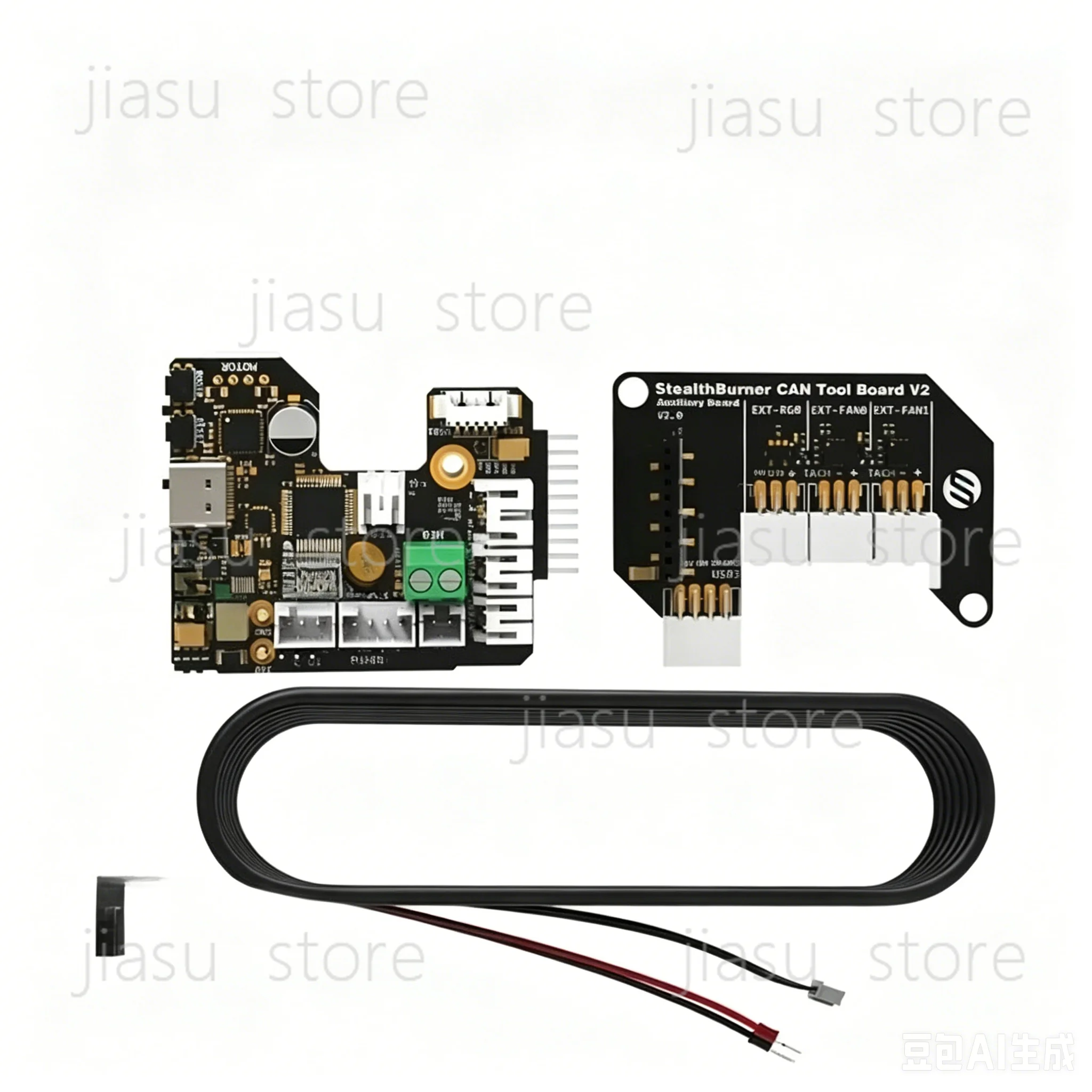 SB COMBO V2 Toolhead PCB, All-in-One Stealthburner Control Board with CAN USB for 3D Printer Voron