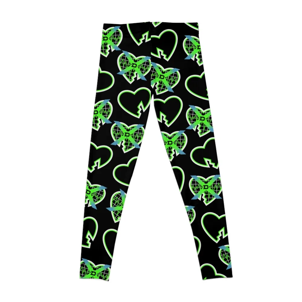 HBK IYH \'97 DX Black/Green Heart Collage Leggings Women\'s push-up leggins gym pants women\'s trousers