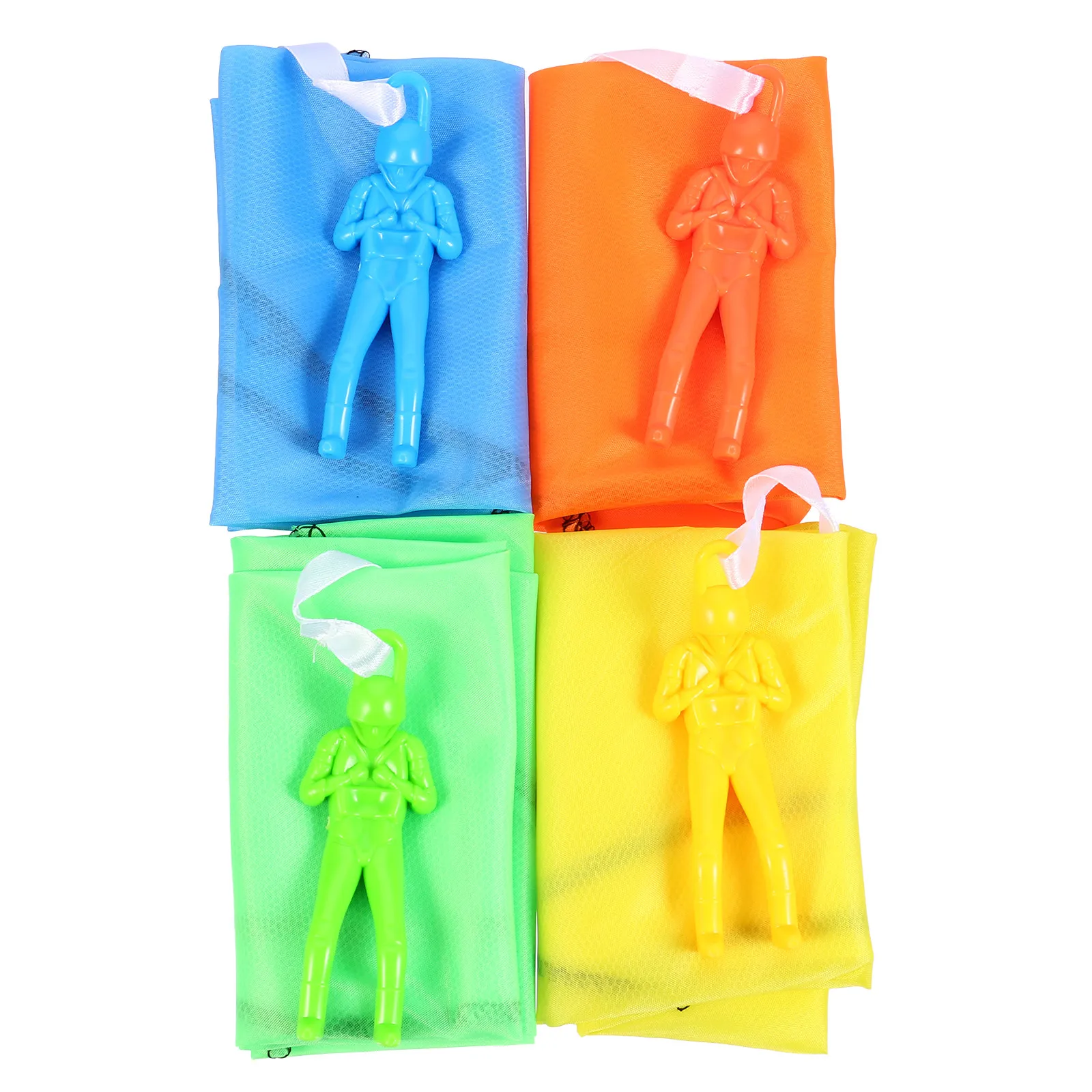 

6Pcs Parachute Mini Soldier Flying Drop Slow Landing Kids Outdoor Play Simulation Parachute Game Gift Fly Toys