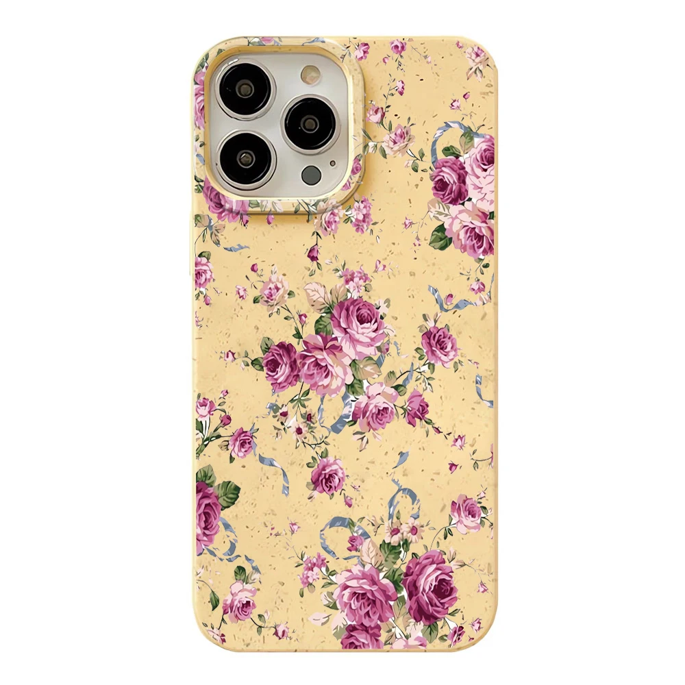 Advanced Flowers Phone Case For IPhone 16 15 Case For IPhone 11 13 12 14 Pro Max XR X Xs Max 7 8 Plus Cover Case Funda Bumber
