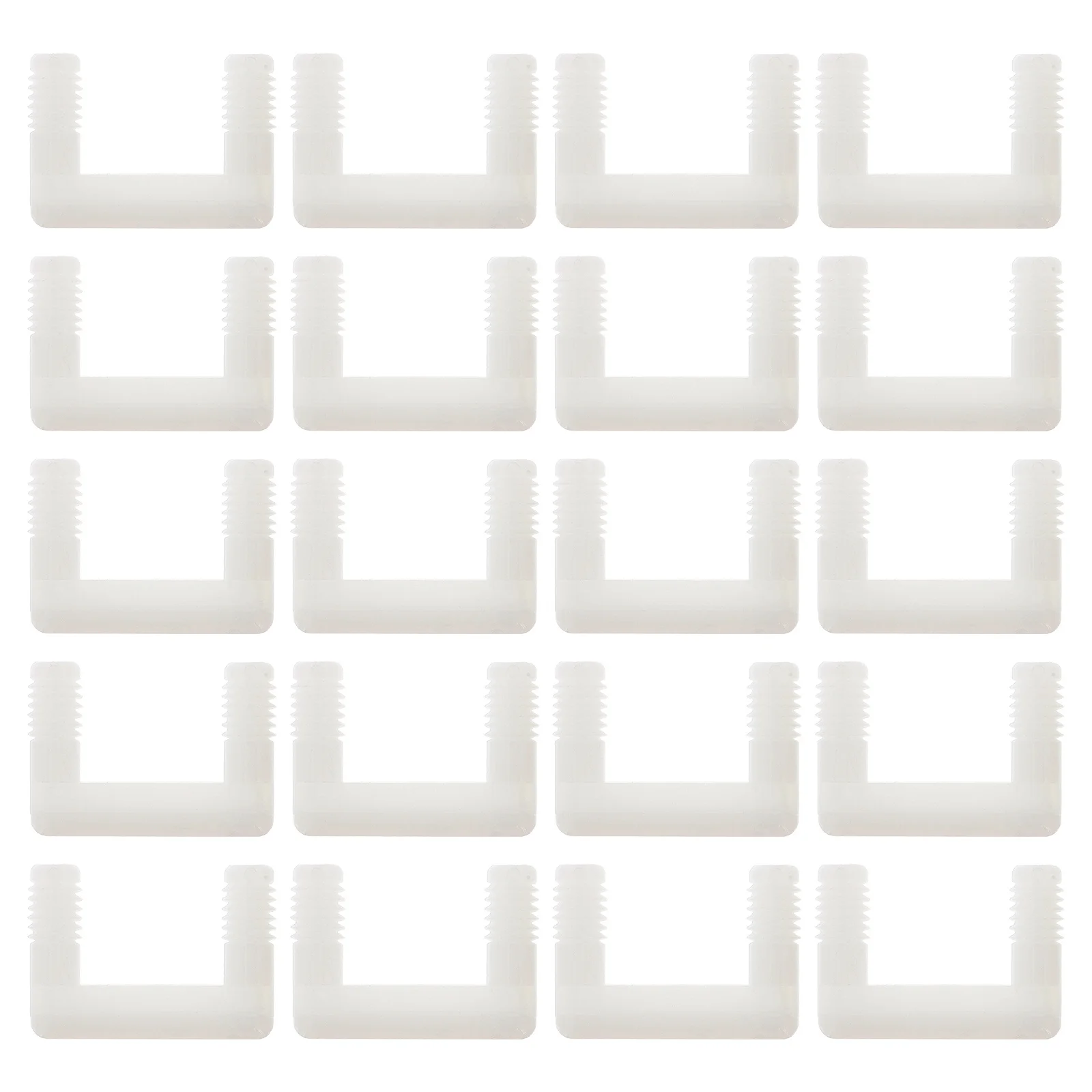 50 قطعة موصلات سريعة على شكل حرف U هيكل بسيط اتصال قوي عمر خدمة طويل وصلات أثاث غير مرئية