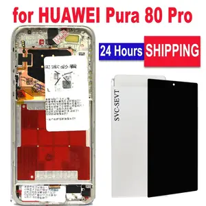 Bilashmart Original High Quality Display Replacement Huawei Pura 80 Pro LCD Touch Screen LMR AL00 LMR LX9 Digitizer Assembly