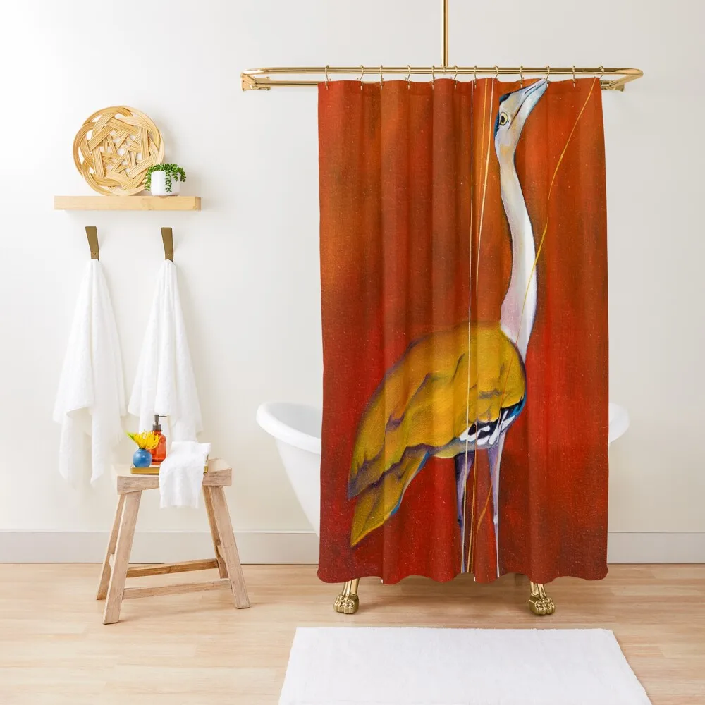 

The Bustard from the Bush Shower Curtain Waterproof Shower And Anti-Mold Anime Bathroom Curtain