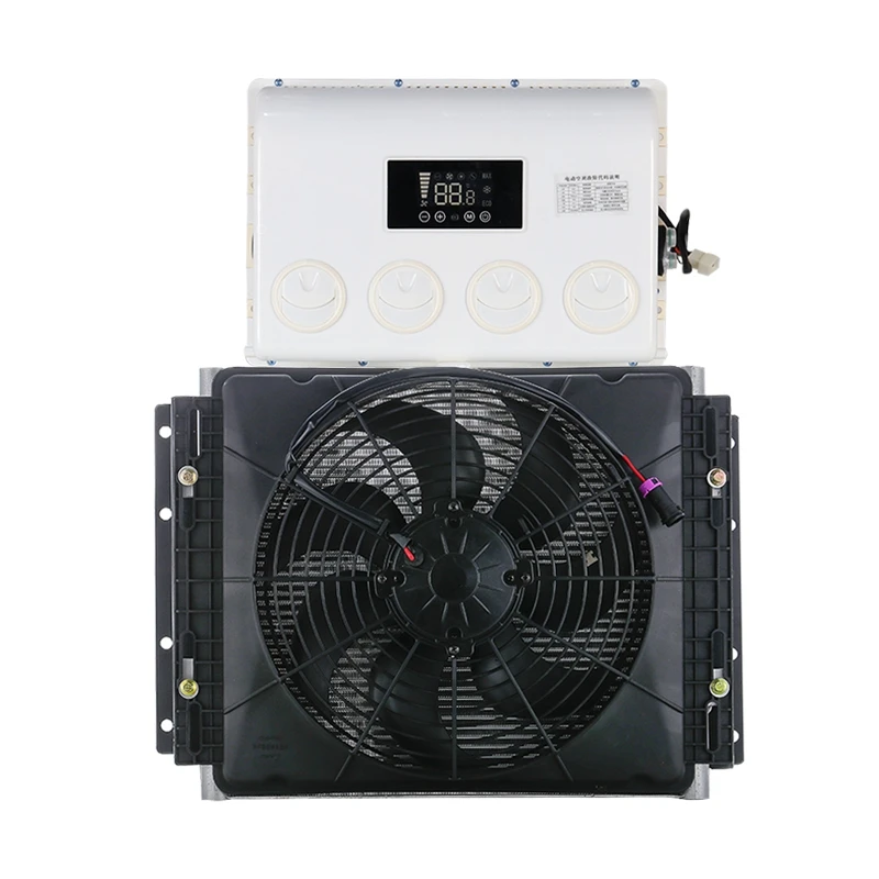 

China Factory Air Conditioner Parking Cooler 12v/24v Dc Air Conditioning Systems EV Parking Conditioner For Electric Car