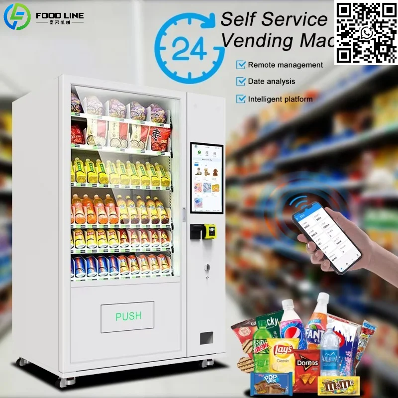 Máquina de Venda Automática Pe - Food Snacks Vending Machine avaliação e preço
