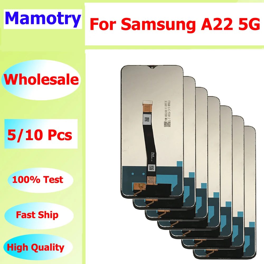 

Wholesale 5/10 pieces/Lot Original-self-weld For Samsung A22 5G Screen Lcd Display A226 A226B With Touch Assembly