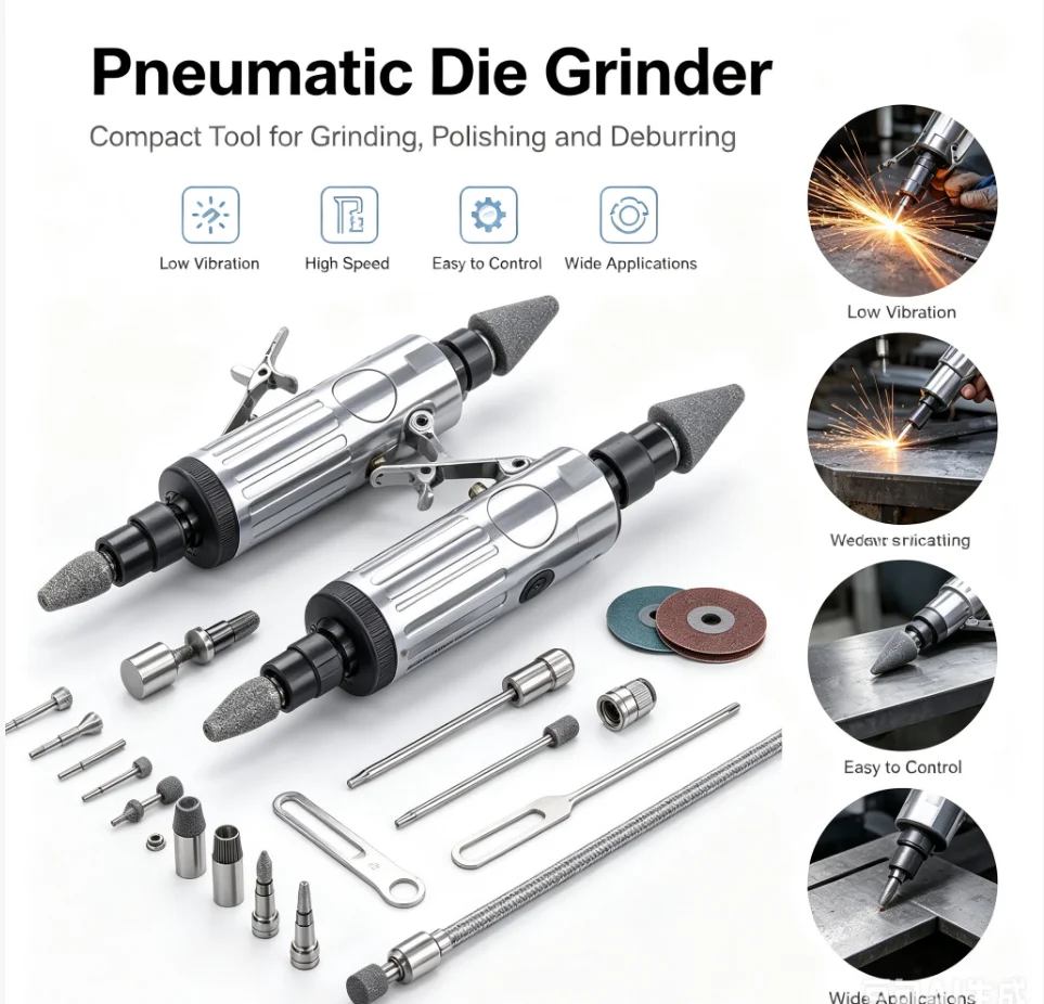 Air Die Grinder, with 1/4