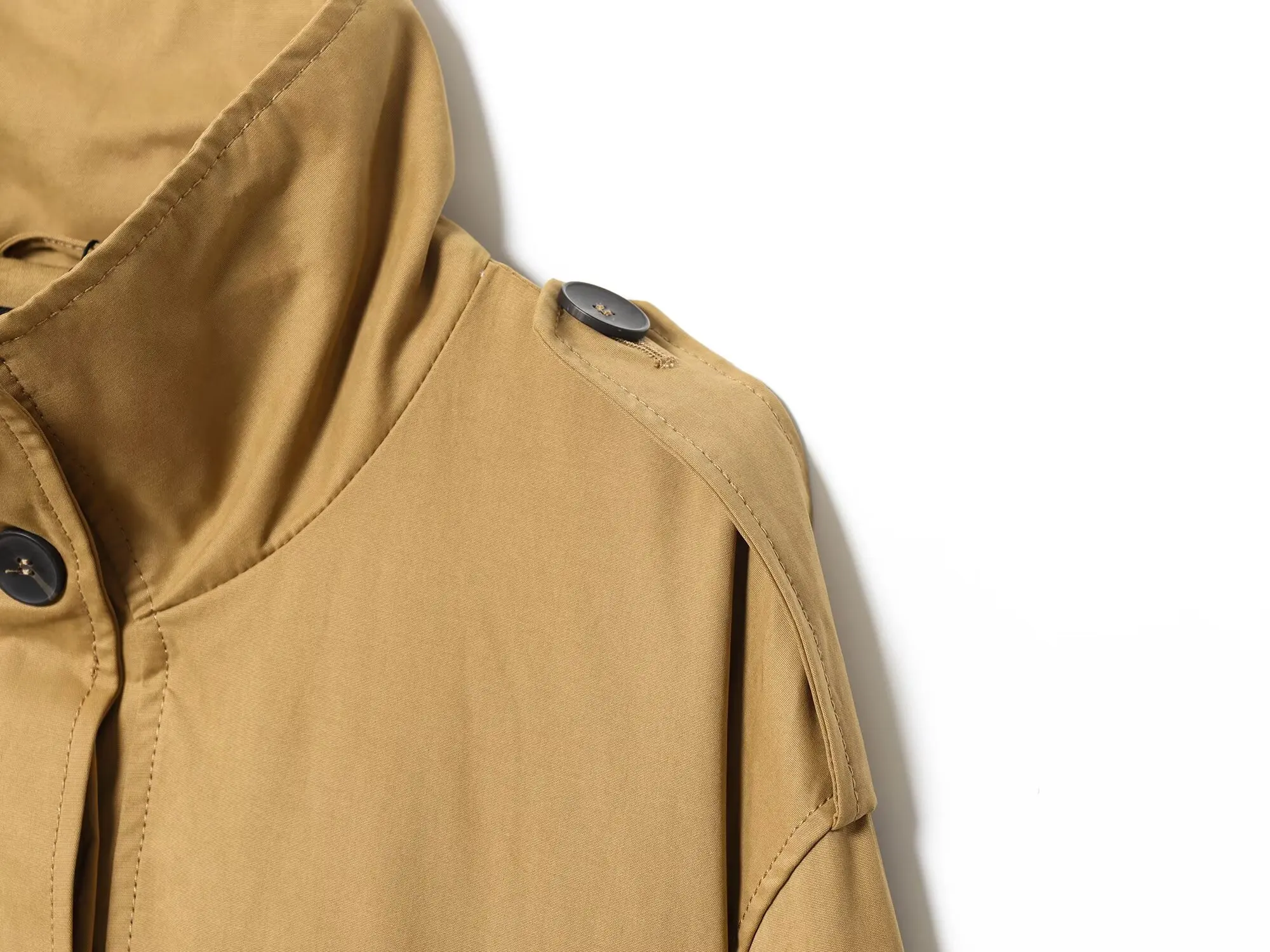 وصل حديثًا لخريف 2025: سترة قصيرة على الطراز الأوروبي والأمريكي مع حزام سترة كاجوال بأكمام طويلة للنساء #3