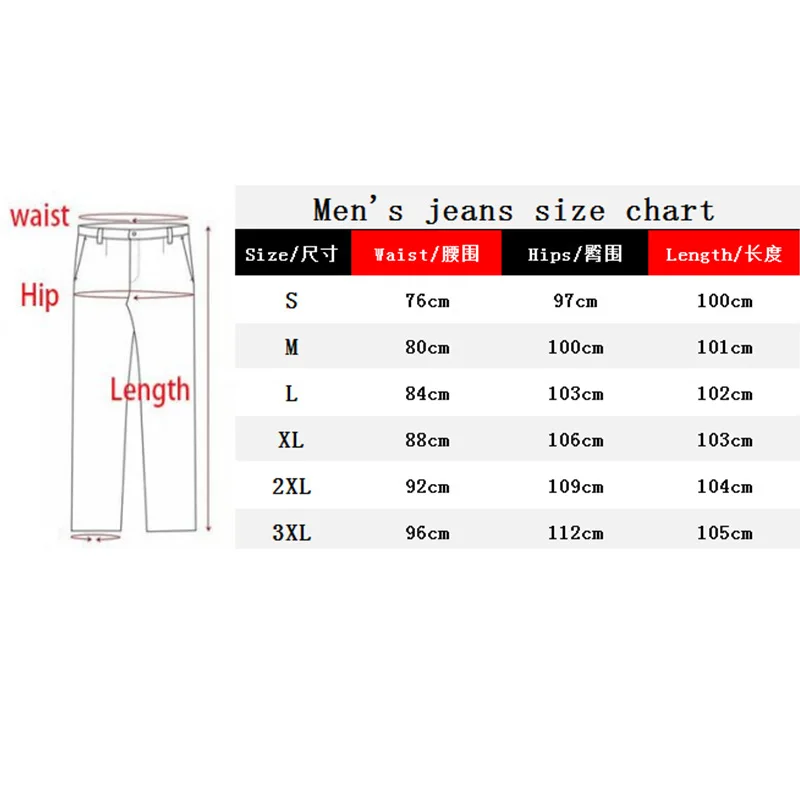 2022 Spring And Autumn Classic Men\'s Jeans Business Fashion Black And Blue Stretch Regular Fit Trousers Men\'s Tight Pencil Pants