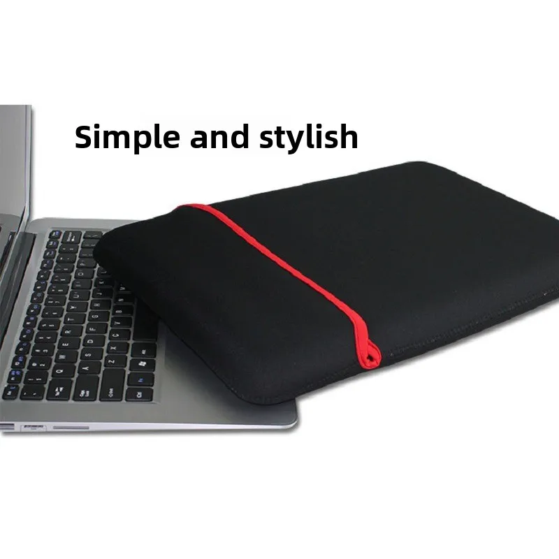 Neopren-Laptop-Hülle 7-17 Zoll Schwarze Schutztasche für Notebook Tablet Ultrabook – Detail 7