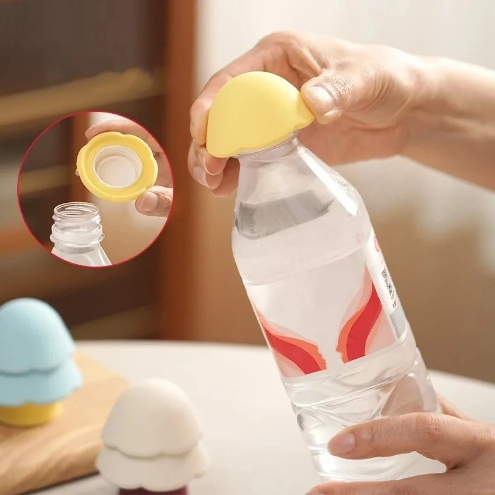Pine Tree Shape Bottle Stopper Silicone Labor-saving Multi-functional Bottle Opener Anti-slip Removable Sealing Stopper Bar Use