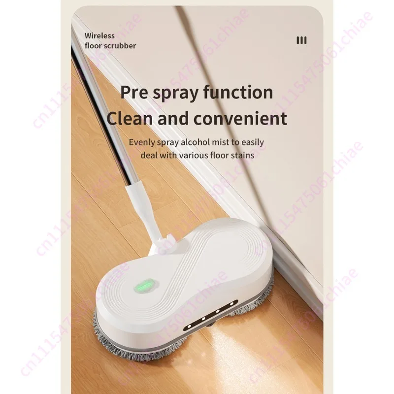 Handheld Electric Mop, Smart Home Automatic Cleaning, Floor Wiping, Water Spraying, Wet and Dry Use